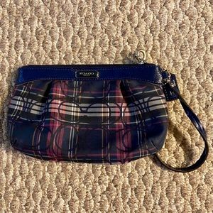 Coach Signature Logo MultiColor Wristlet